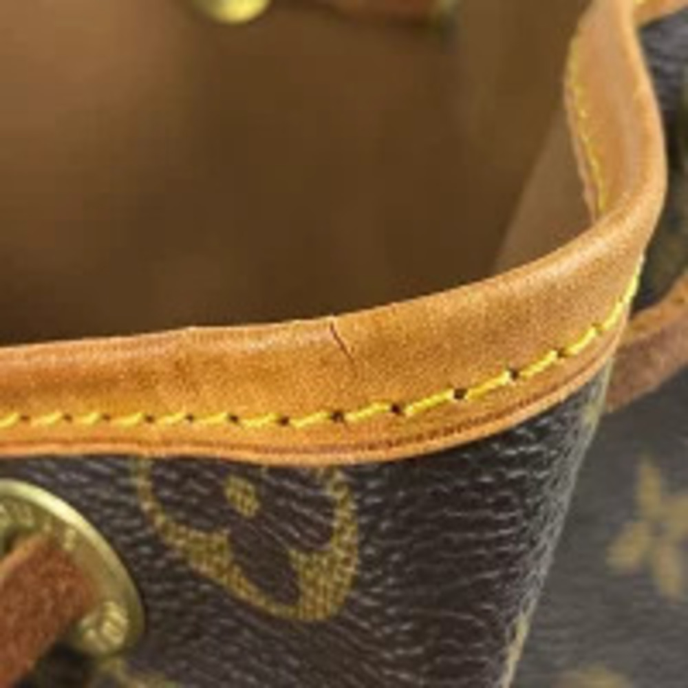 Louis Vuitton Noe Hobo Drawstring Shoulder Bag Monogram Brown - Picture 5 of 7